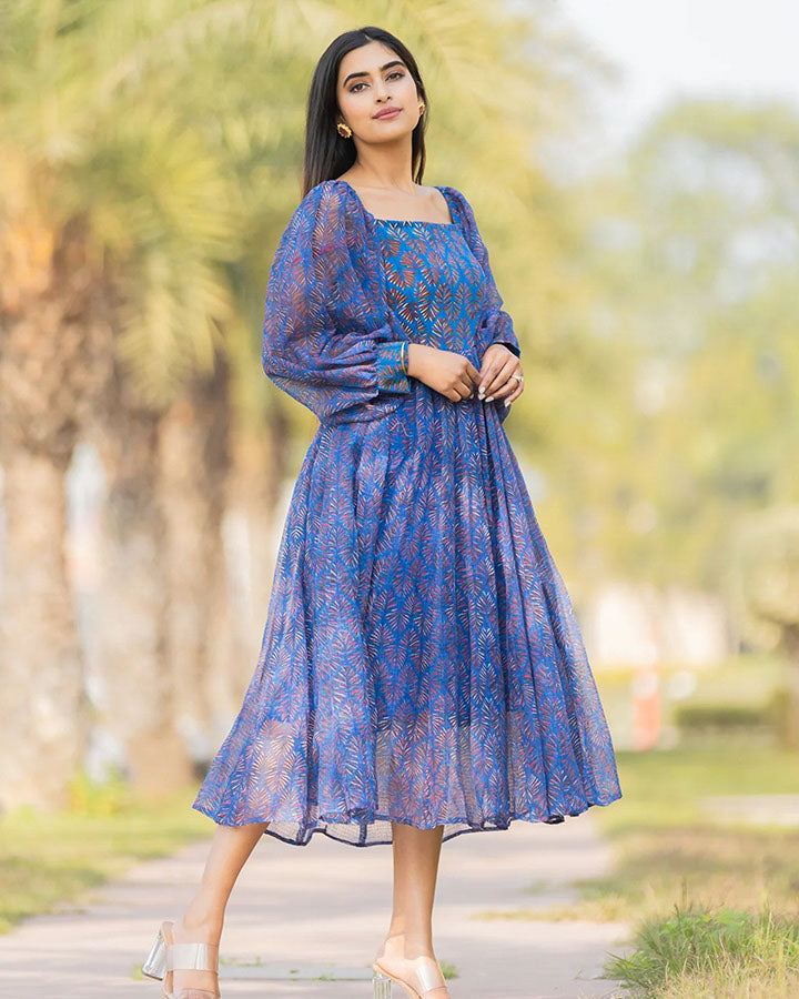 Blue Picnic Dress