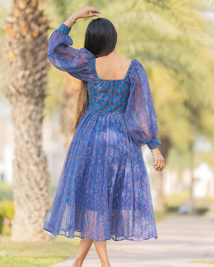 Blue Picnic Dress
