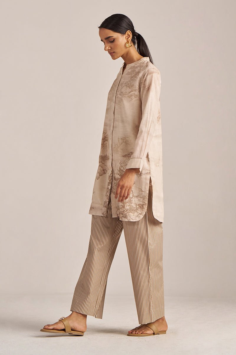 Macadamia and Tanin Cotton Linen Co-ord Set